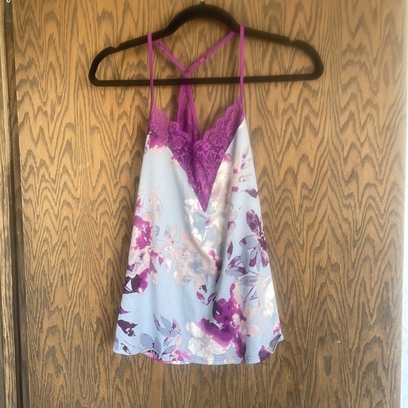 Linea Donatella Purple Lace Women's Pajamas - Picture 4 of 5